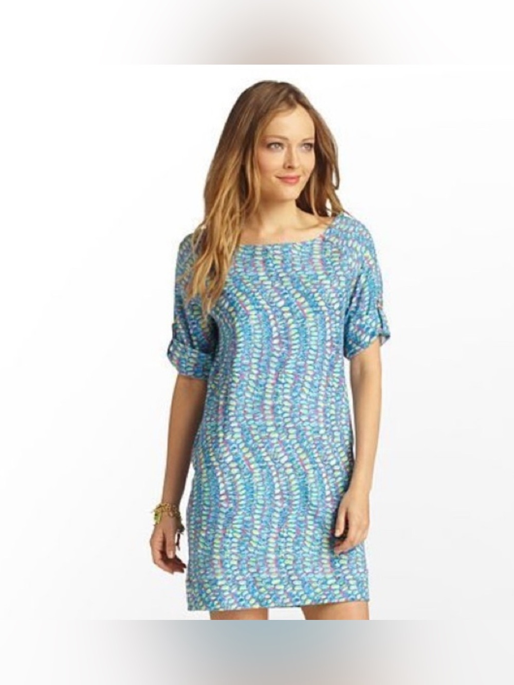 Lilly Pulitzer Large Clam Jam 3/4 Sleeve Dress